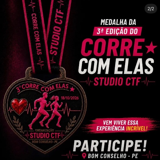 Event cover TERCEIRA EDIÇÃO- CORRE COM ELAS 