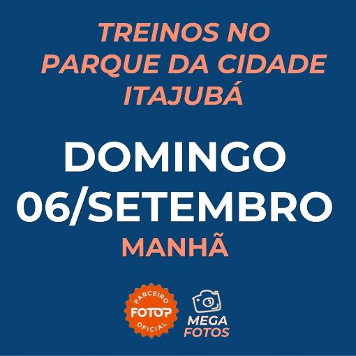 Event cover Treinos no Parque da Cidade - Itajubá - Domingo 06/09