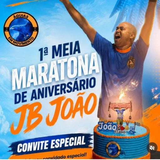 Event cover 1º MEIA MARATONA DE ANIVERSÁRIO DO JOÃO