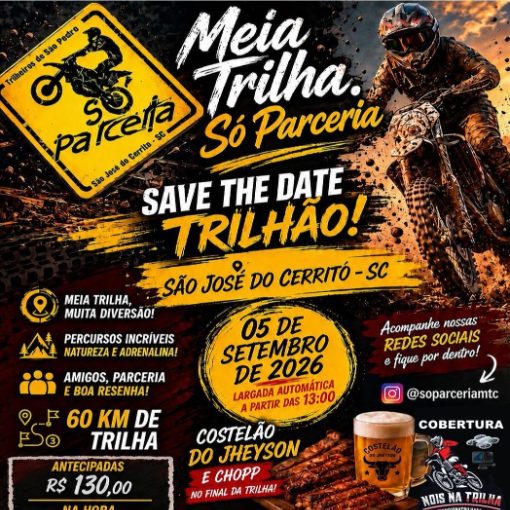 Event cover MEIA TRILHA SÃO JOSÉ DO CERRITO