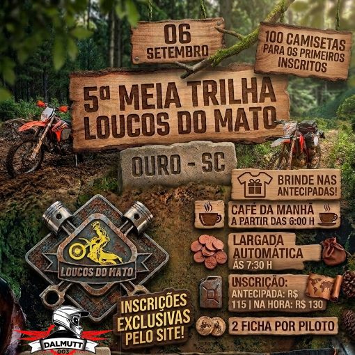 Event cover 5ª MEIA TRILHA LOUCOS DO MATO