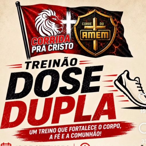 Event cover DOSE DUPLA - Corrida pra Cristo & Corre do Amém!