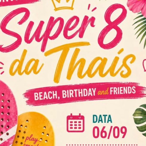 Event cover Super 8 da Thaís