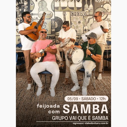 Event cover Feijoada Clube do Choro 05/09/2026