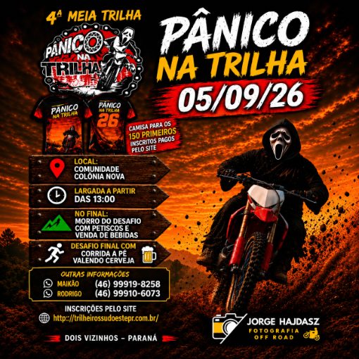 Event cover 4 ª MEIA TRILHA PÂNICO NA TRILHA