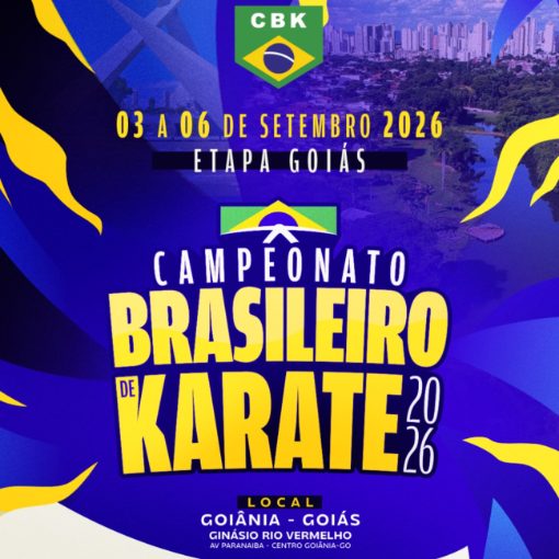Event cover Campeonato Brasileiro de Karatê 2026 - Etapa Goiás