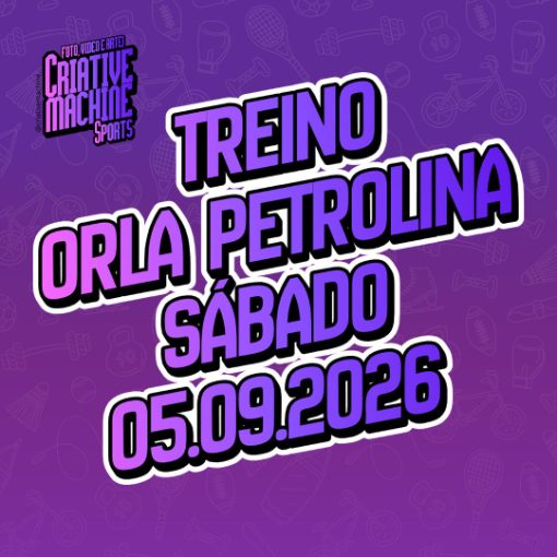 Event cover TREINO ORLA PETROLINA SÁBADO 