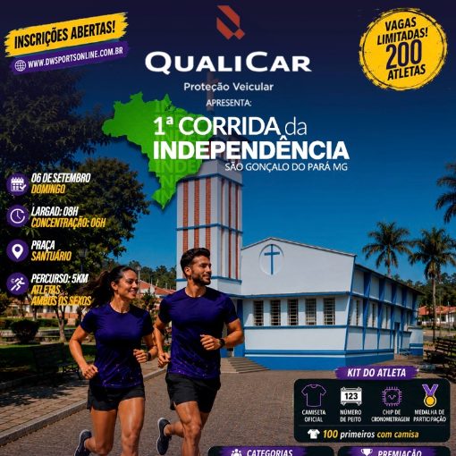 Event cover 1ª Corrida da Independência São Gonçalo do Pará