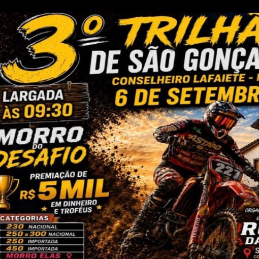 Capa do evento 3 Trilhão de São Gonçalo
