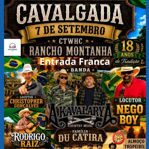 Event cover Cavalgada 07 de Setembro  Rancho Montanha