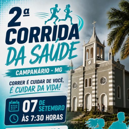 Capa do evento 2ª Corrida da Saúde - Campanário-MG