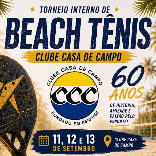 Event cover Torneio Interno de Beach Tennis CCC