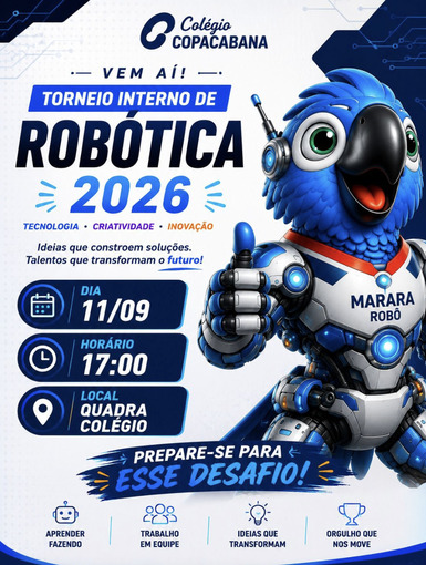 Event cover Torneio de Robótica