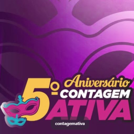 Event cover 5º Aniversario Contagem Ativa ( Evento com mais de 4000 inscritos )