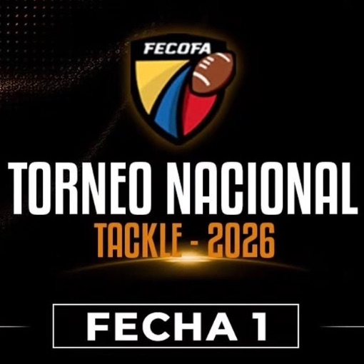 Event cover Torneo Nacional Tackle 2026 FECOFA - Fecha 1