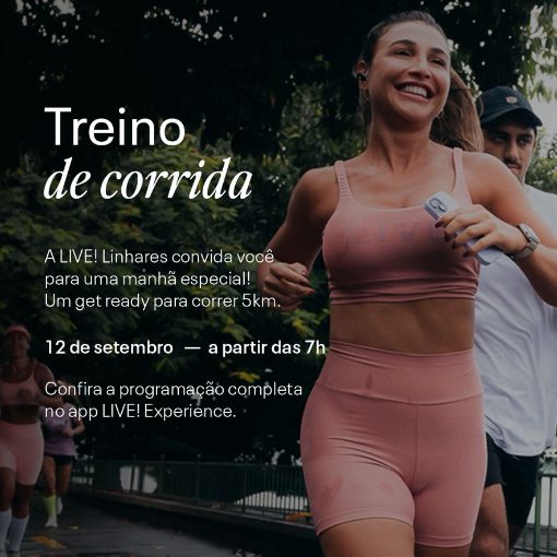Event cover TREINO ESPECIAL LIVE LINHARES 12/09