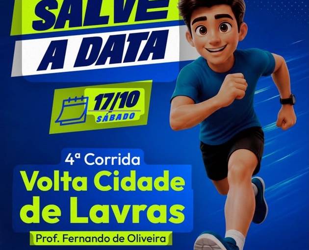 Capa do evento 4ª CORRIDA VOLTA CIDADE DE LAVRAS