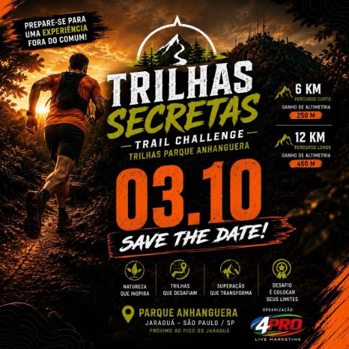 Event cover TRILHAS SECRETAS TRAIL CHALLENGE