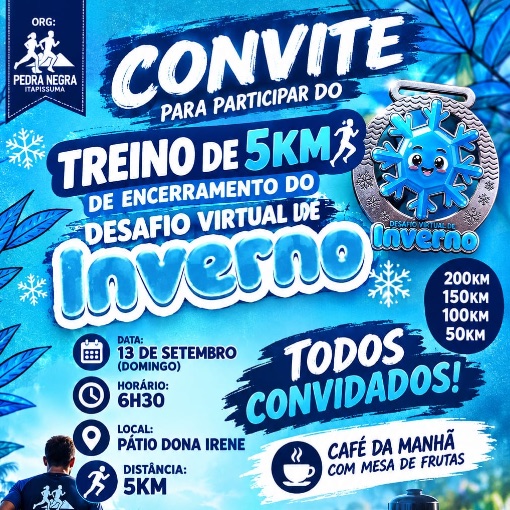 Event cover Desafio de Inverno Equipe Pedra Negra