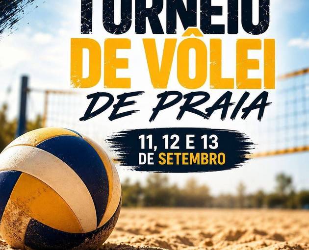 Event cover Torneio Vôlei de Praia - 09/26 | Arena Show de Bola | Av. Brasil | MOGI GUAÇU