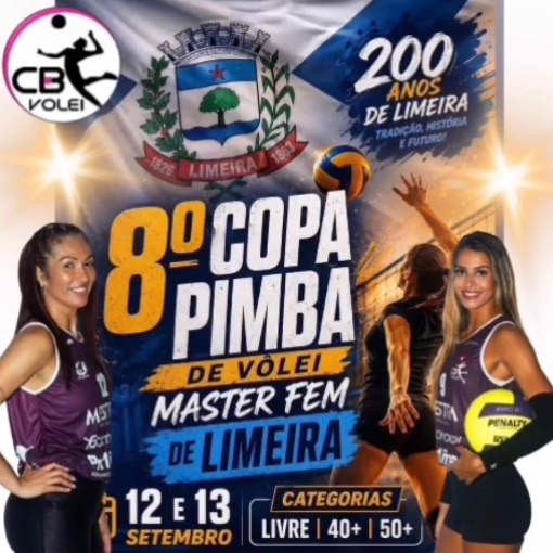 Event cover 8ª Copa Pimba de Vôlei ( Vô Lucato )