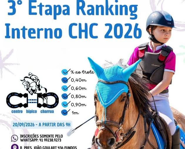 Naslovnica dogodka 3ª Etapa Ranking Interno CHC 2026