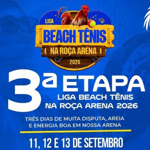 Event cover 3° Etapa Liga Beach Tenis -Na Roça Arena