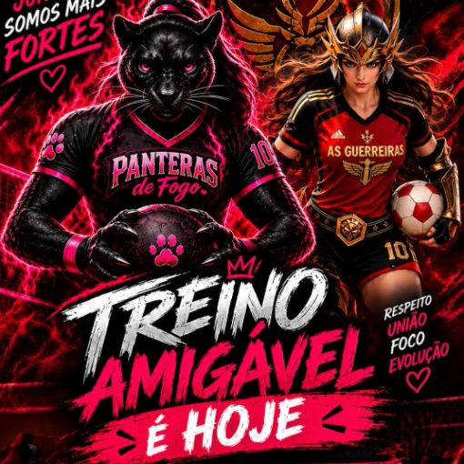 Event cover JOGO AMIGÁVEL - AS GUERREIRAS x PANTERAS DE FOGO