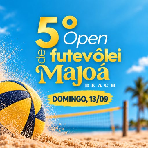 Event cover 5º OPEN DE FUTEVÔLEI - MAJOÁ BEACH (DOMINGO 13/09)