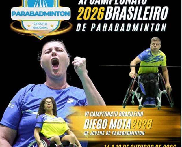 Capa do evento CIRCUITO NACIONAL DE PARABADMINTON 
III ETAPA e XI CAMPEONATO BRASILEIRO DIEGO MOTA - dia 15/10