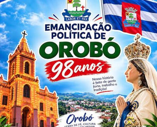 Event cover EMANCIPAÇÃ0 98 ANOS OROBÓ-PE