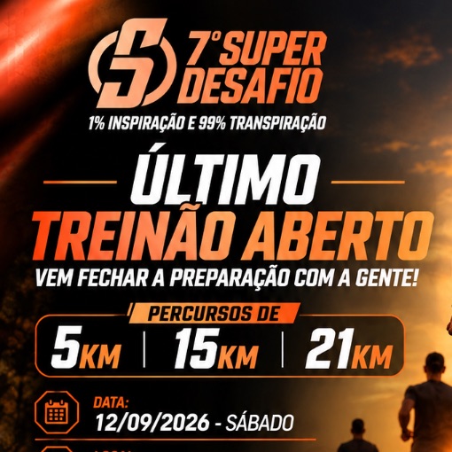 Event cover Treinão Superando - Araçatuba - Super Desafio