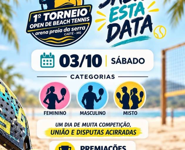 Event cover 1º Torneio Open de Beach Tennis - Arena Praia da Serra