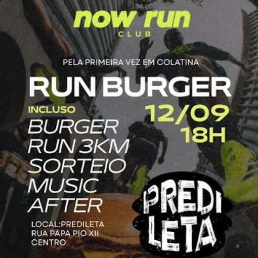 Event cover Now Run Club: Run Burger