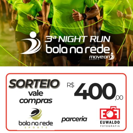Event cover 3º NightRun Bola na Rede