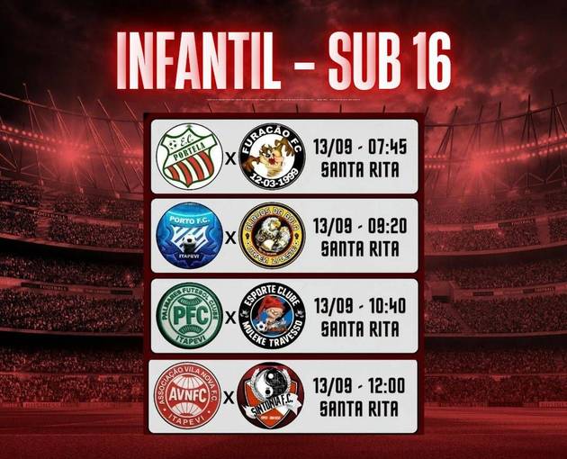 Event cover Campeonato Municipal de Itapevi - Infantil Sub 16 