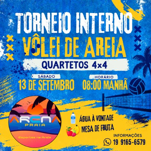 Event cover Torneio Vôlei de Praia - Quarteto 4x4 - Arena Praia Matão