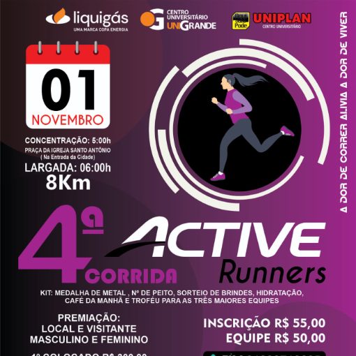 Event cover 4° Corrida Active Run