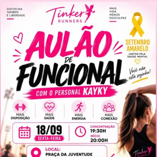 Event cover TINKER - Aulão e Funcional 