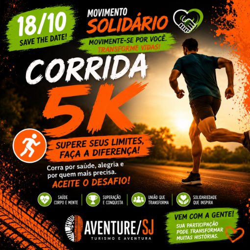 Event cover Movimento Solidario Movimente-se por você - Silva Jardim
