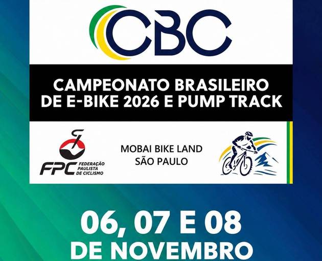 Event cover CAMPEONATO BRASILEIRO DE E-BIKE E PUMP TRACK - MOBAI