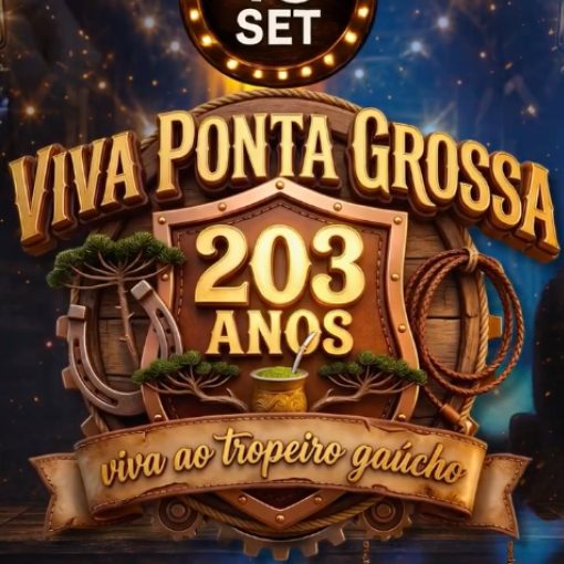 Event cover BAILE VIVA PONTA GROSSA - 12/09/26