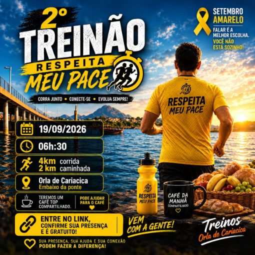 Event cover TREINOS ORLA / RESPEITA MEU PACE 
