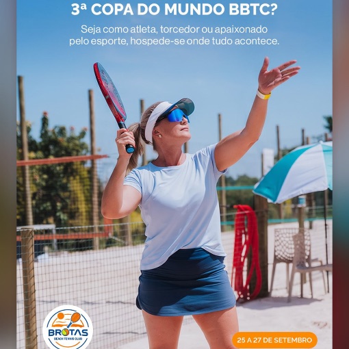 Event cover 3ª Copa do Mundo de Beach Tennis da Arena BBTC 25 a 27 setembro 
