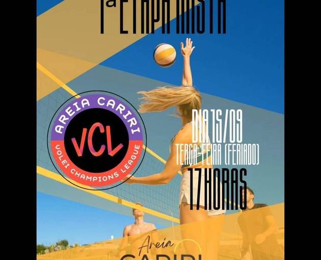 Event cover 1ª Etapa Mista de Vôlei - Areia Cariri