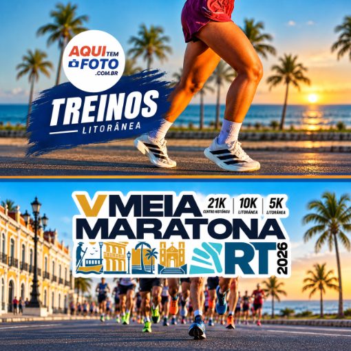 Event cover TREINOS LITORÂNEA + MEIA MARATONA RT