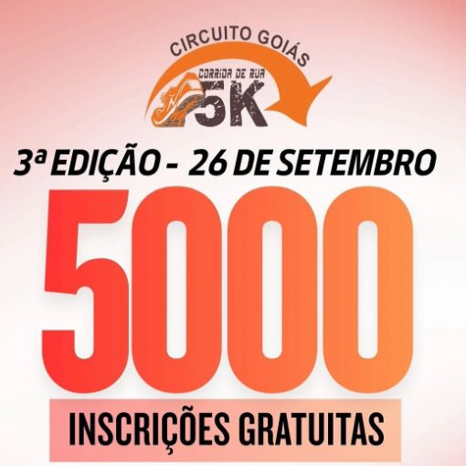 Event cover CIRCUITO GOIÁS 5K TRINDADE
