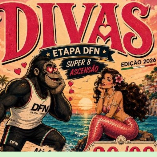 Event cover DIVAS *ETAPA DFN * SUPER 8 ASCENSÃO  