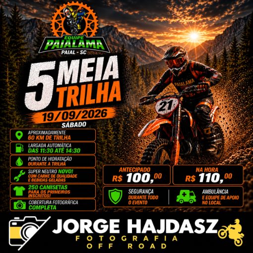 Event cover 5 ª MEIA TRILHA PAIALAMA