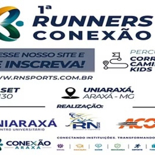 Event cover 1° Conexão Runners Araxá 